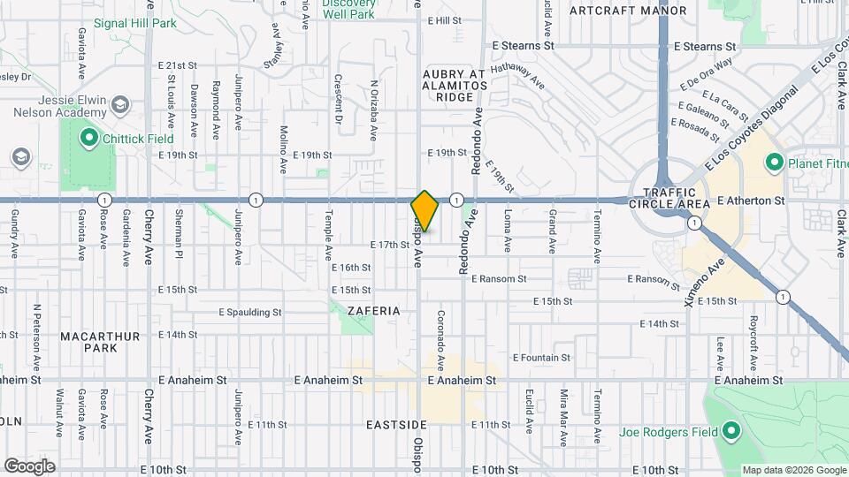 1710-1712 Obispo Ave Map and Location Details