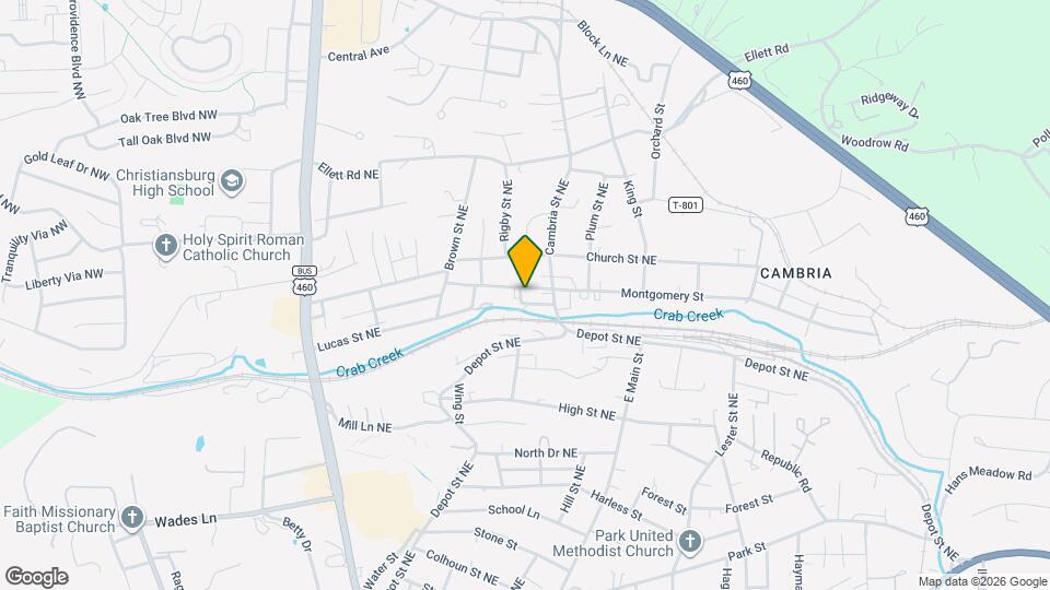 545 Montgomery St Map and Location Details