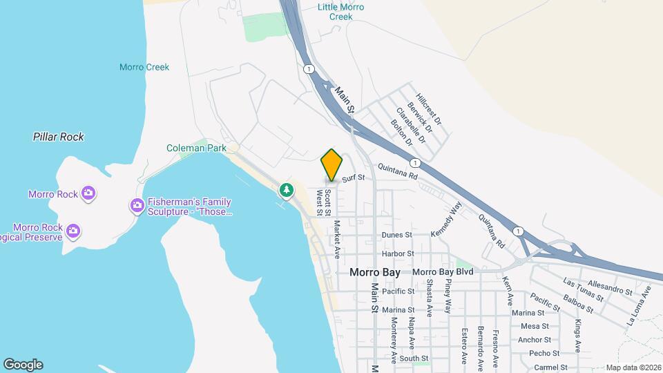 231 Surf St Map and Location Details