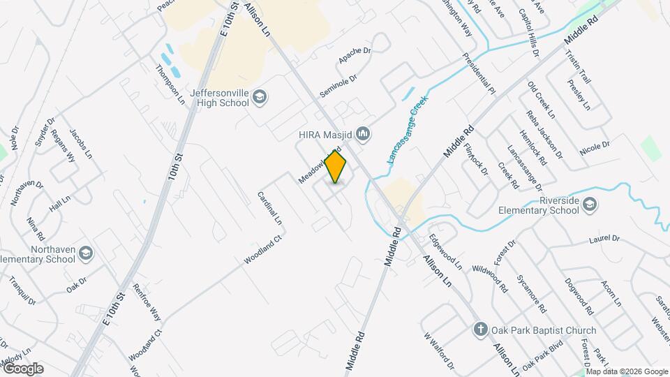 2063 N Sarah Dr Mapa y Detalles de la Ubicación