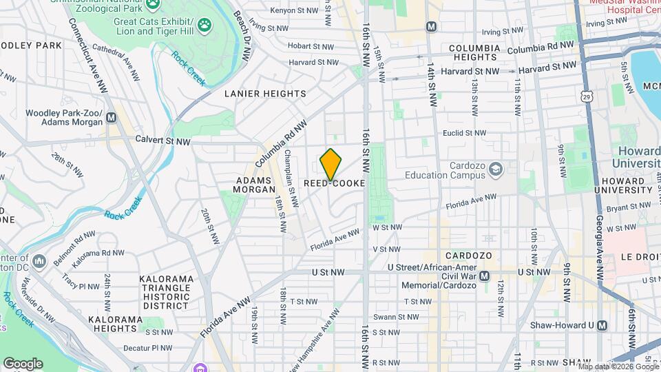 2333 17th St NW Map and Location Details