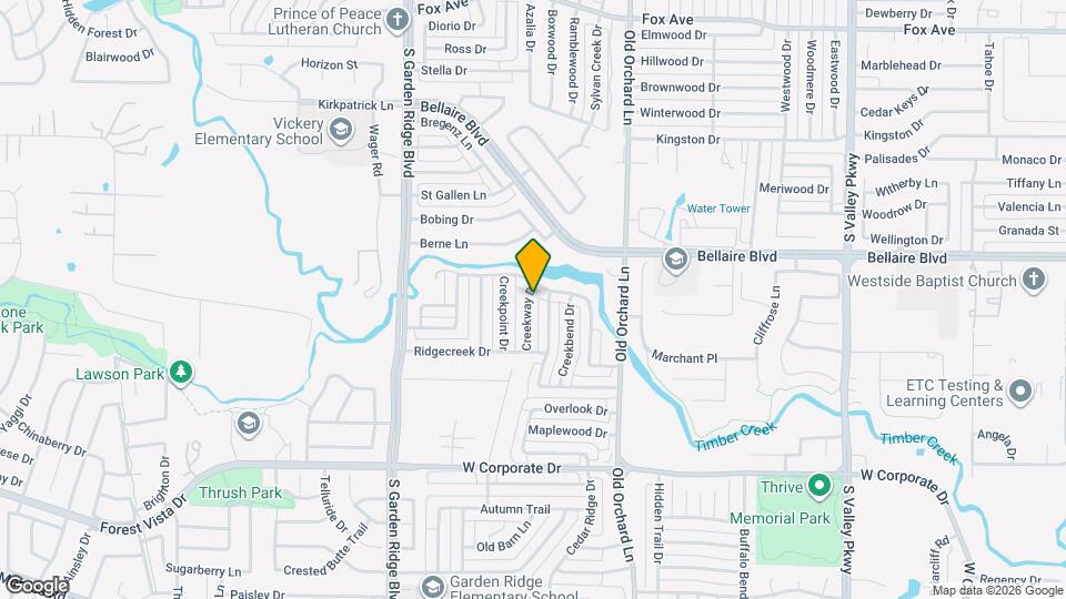 1701 Creekway Dr Map and Location Details