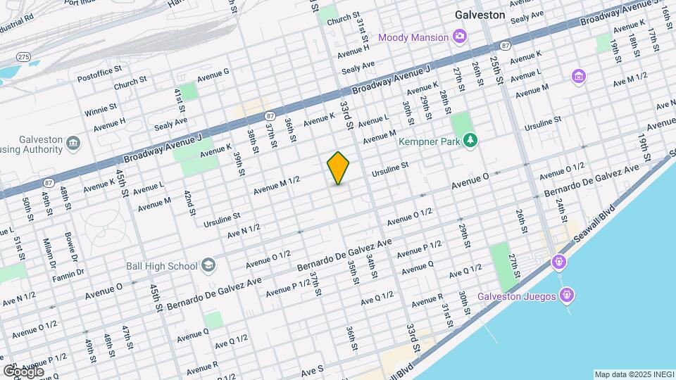 3419 Avenue N Mapa y Detalles de la Ubicación