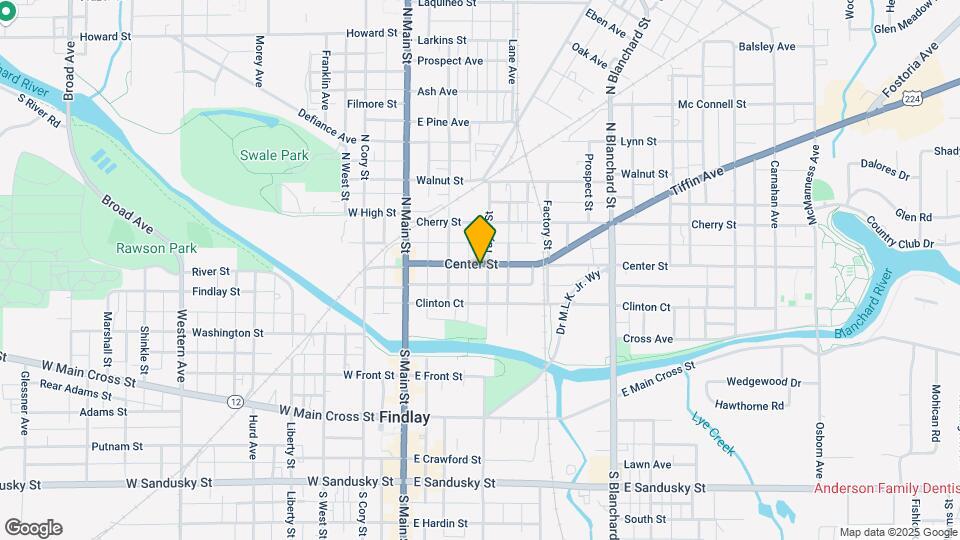 229 Center St, Unit A Map and Location Details