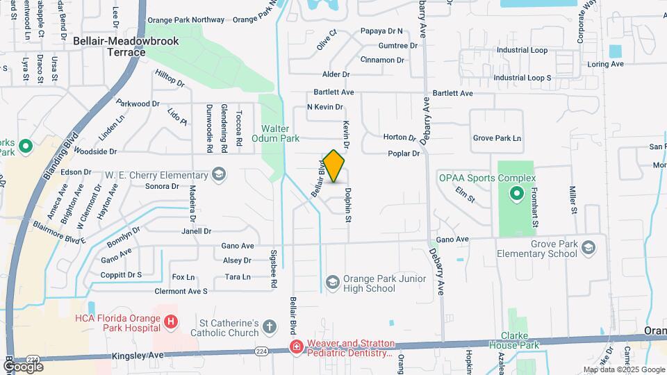 1496 Clover Ave Map and Location Details