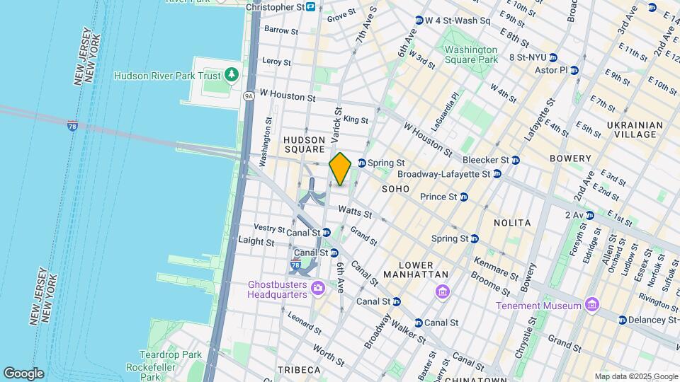 552 Broome St Map and Location Details