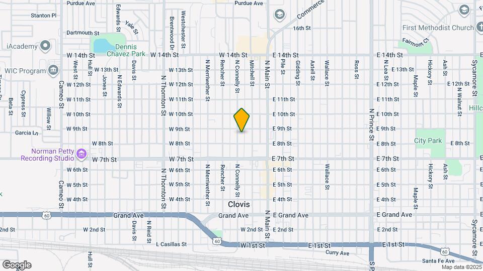 813 N Connelly St Map and Location Details