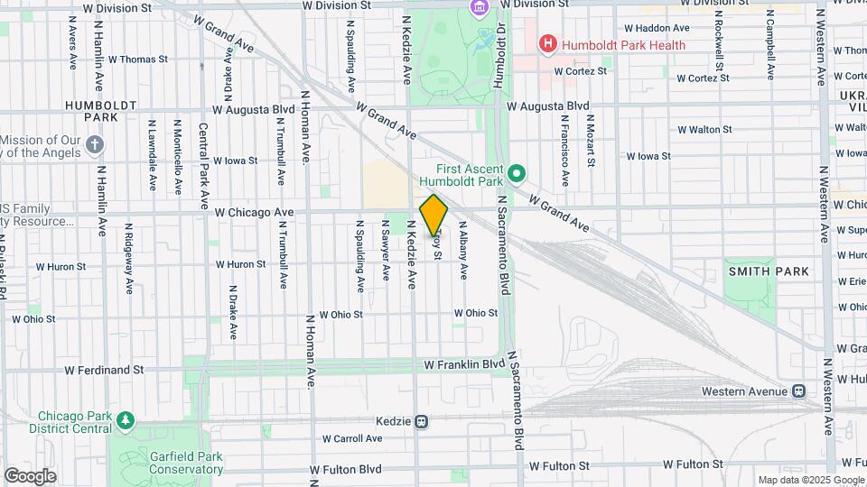 720 N Troy St Map and Location Details