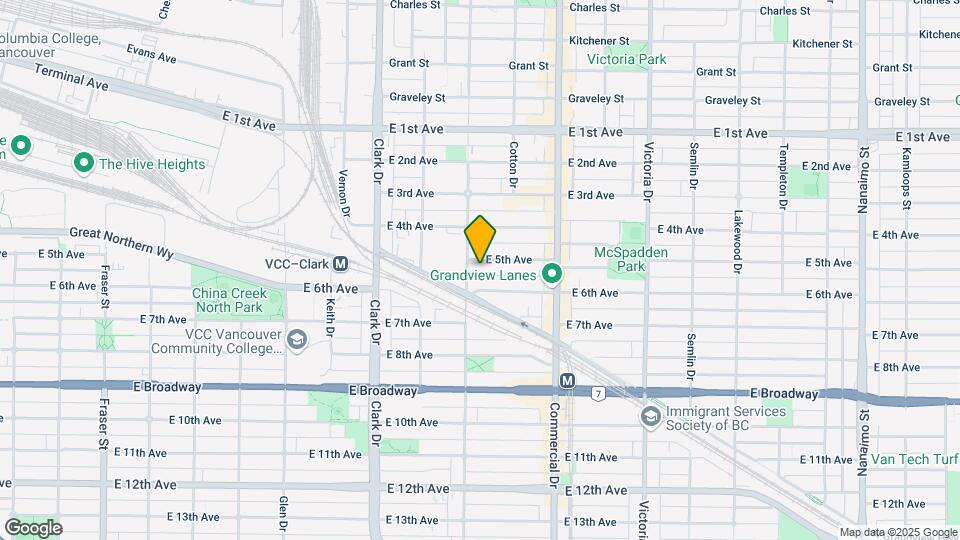 Sunrise Housing Co-op Map and Location Details