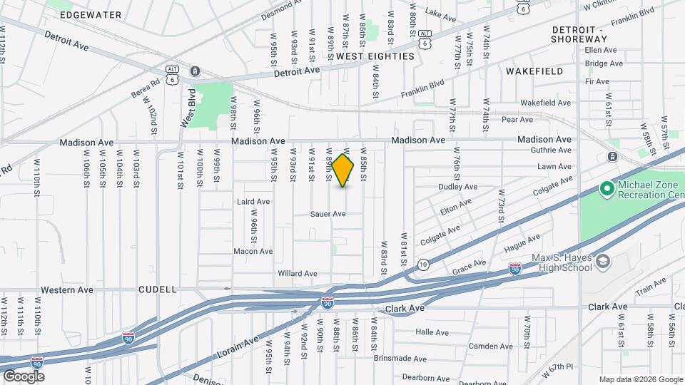 2082 W 87th St Map and Location Details
