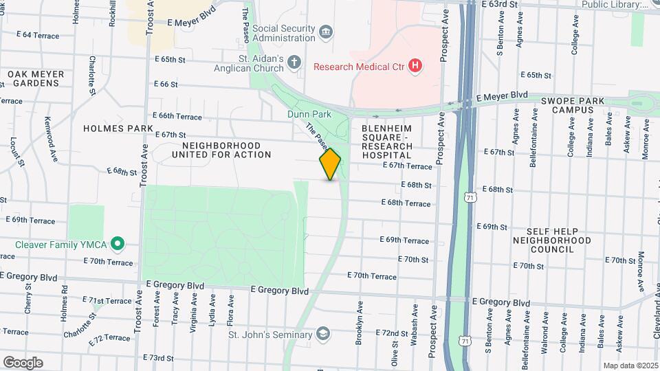1849 E 68th St Mapa y Detalles de la Ubicación