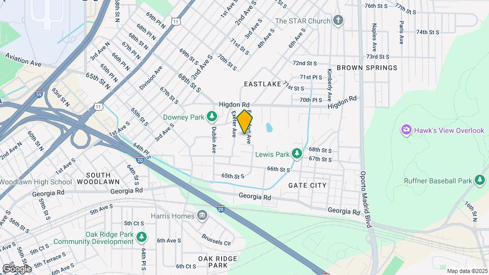 6720 Frankfort Ave Map and Location Details