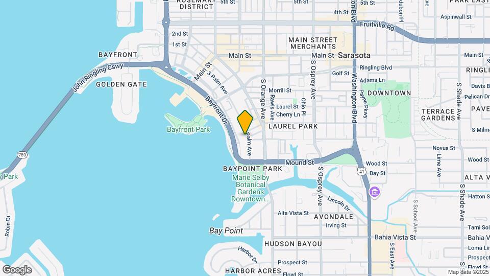 624 S Palm Ave Map and Location Details