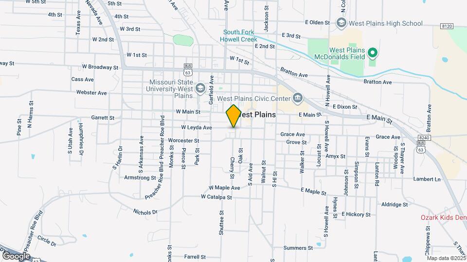 202 W Leyda Ave Map and Location Details