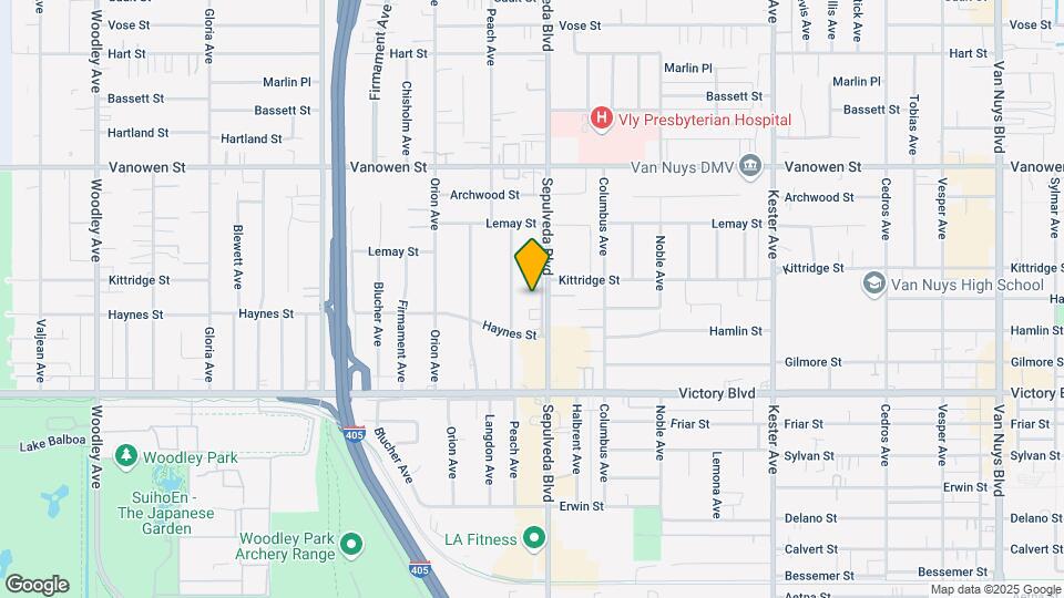 6543 Sepulveda Blvd Map and Location Details