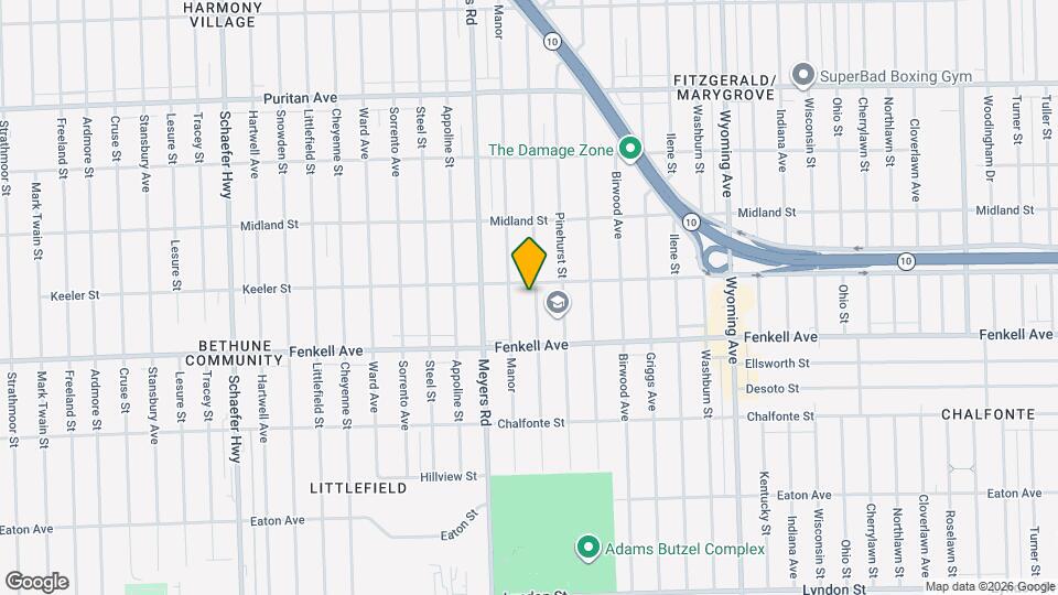 15379 Monte Vista St Map and Location Details