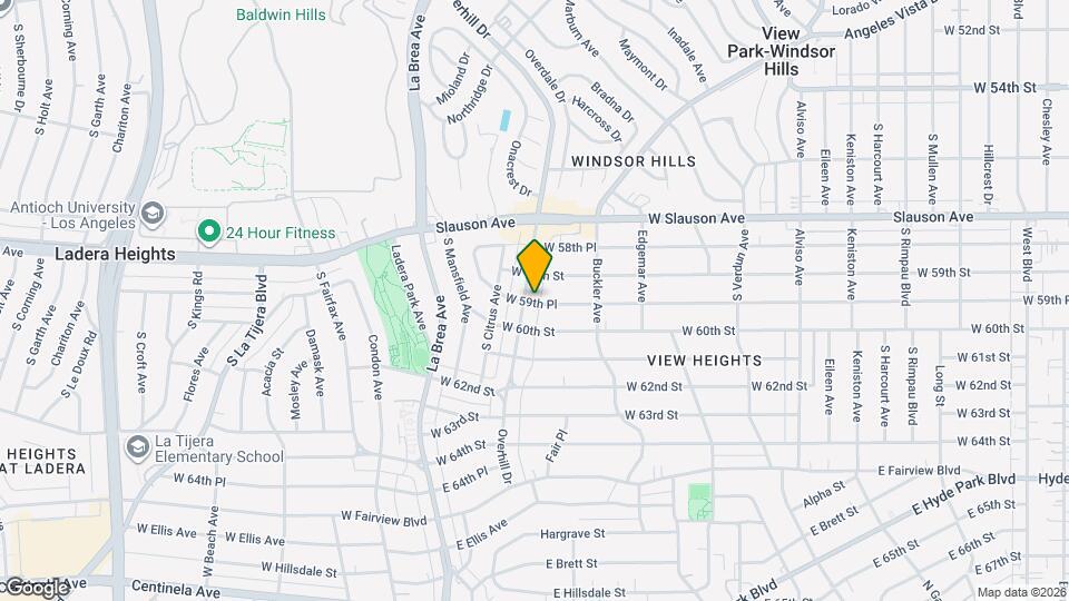 4469 W 59th Pl Map and Location Details