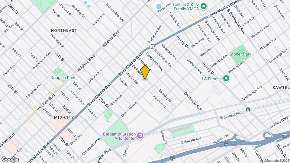 1528 Berkeley St Map and Location Details