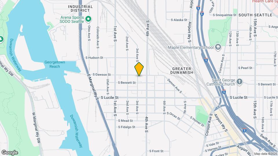 301 S Dawson St Map and Location Details