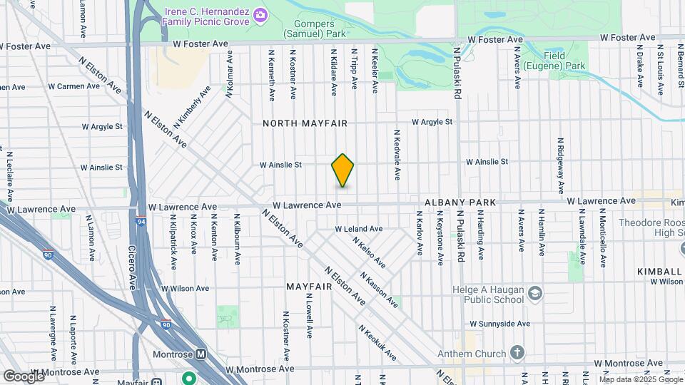 4815 N Kildare Ave-Unit -Unit 2 Map and Location Details