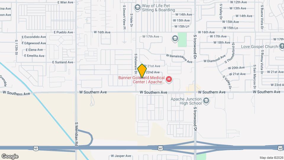 2313 W 23rd Ave Map and Location Details