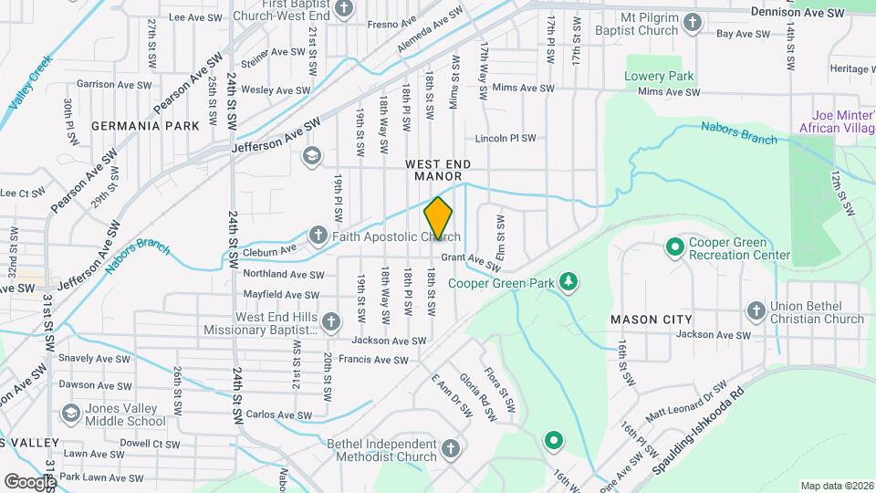 1537 18th St SW Map and Location Details