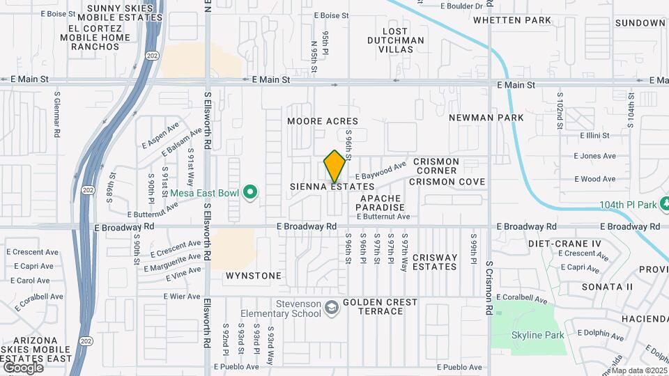 9548 E Bramble Ave Map and Location Details