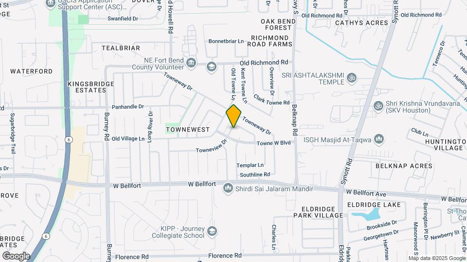 10311 Towneview Dr Map and Location Details