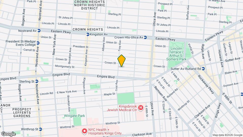 849 Montgomery St Map and Location Details