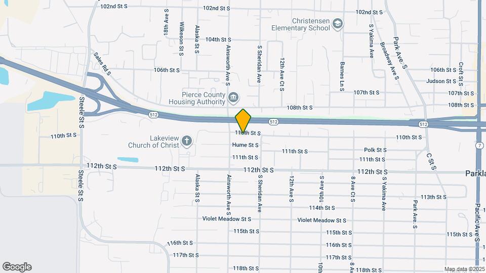 1504 110th St S Map and Location Details