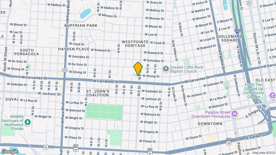 809 N E St Map and Location Details