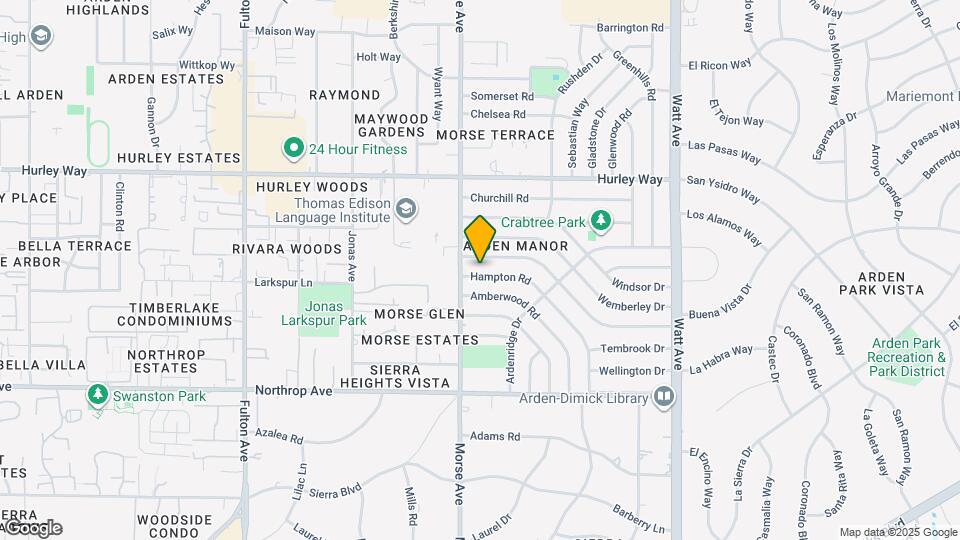 1156 Hampton Rd Map and Location Details