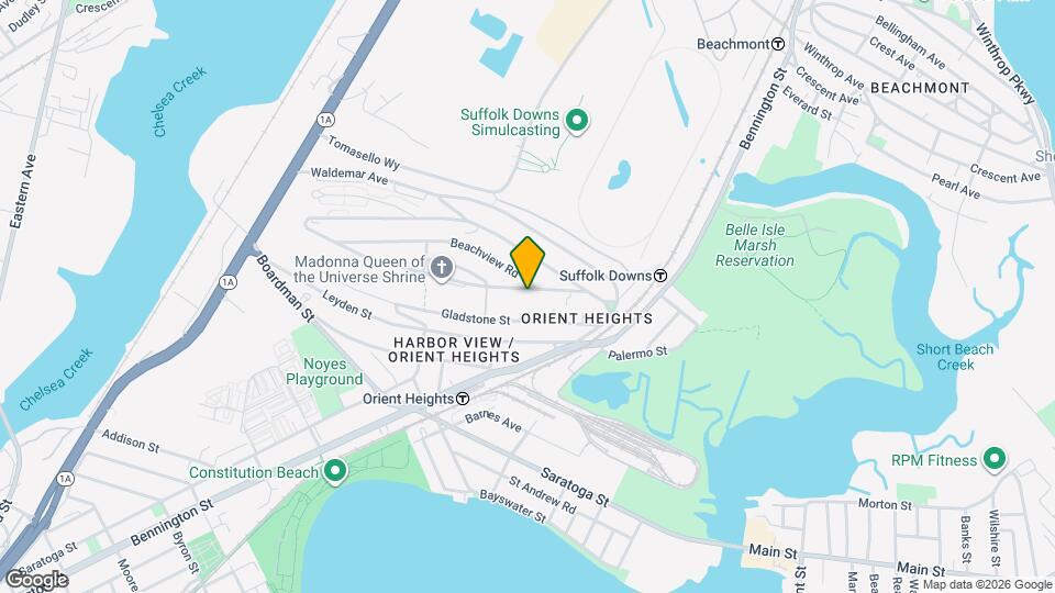 72 Orient Ave, Unit 2 Map and Location Details