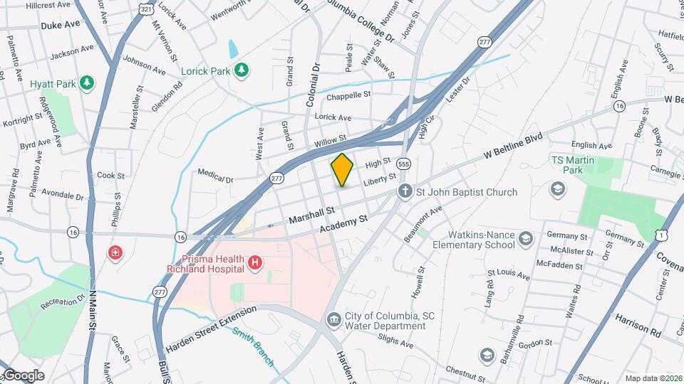 2202 Liberty St Map and Location Details