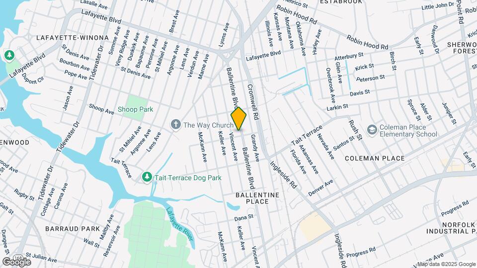 2701 Ballentine Blvd Map and Location Details