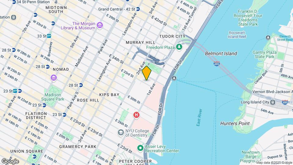 337 E 33rd St Mapa y Detalles de la Ubicación