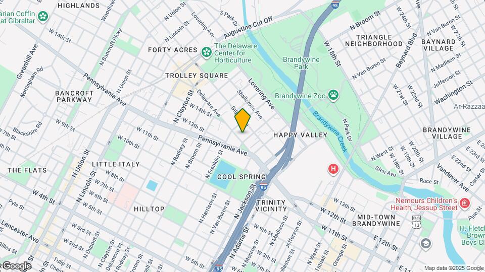 1207 Delaware Ave Map and Location Details