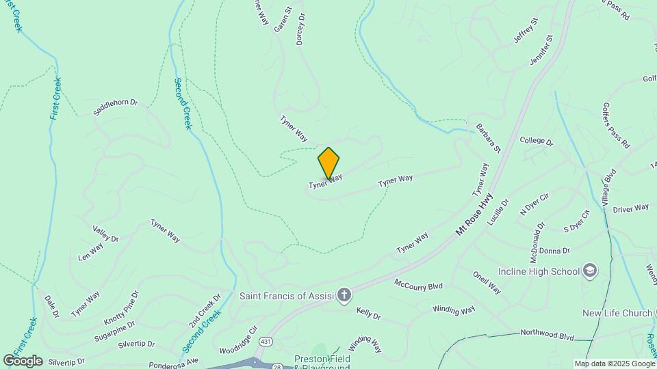 847 Tyner Way Map and Location Details