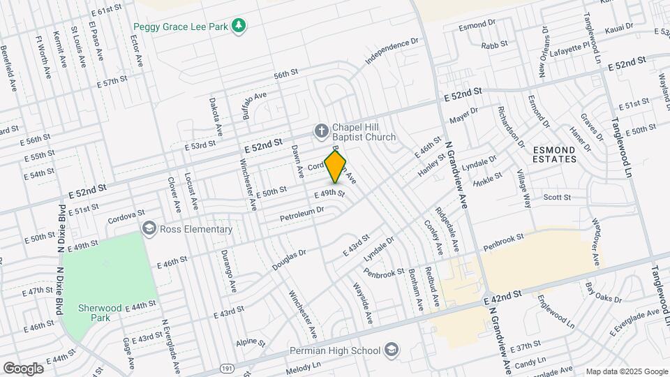 1833 E 49th St Map and Location Details