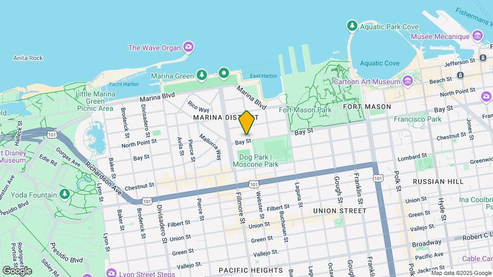 1700 Bay St Map and Location Details