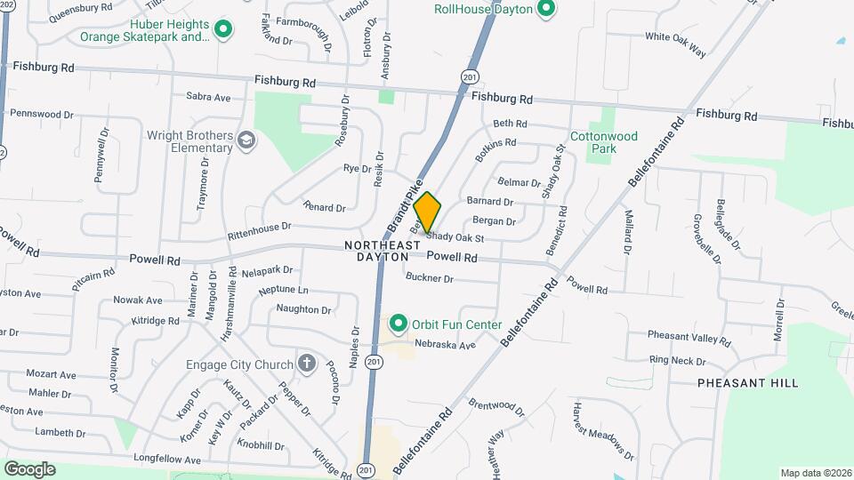 5512 Shady Oak St Map and Location Details