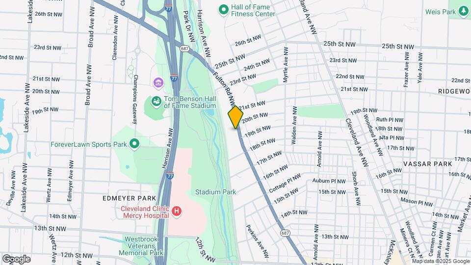 1911 Fulton Dr NW Mapa y Detalles de la Ubicación