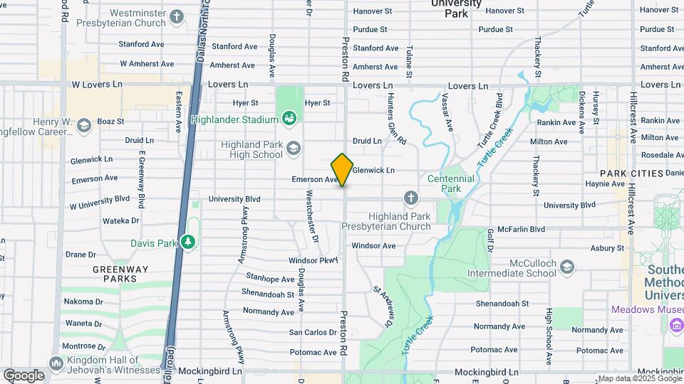 University Park Duplex Historic Remodel Map and Location Details