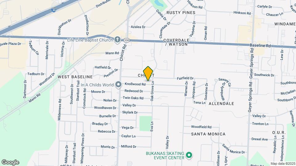 7212 Knollwood Rd Mapa y Detalles de la Ubicación