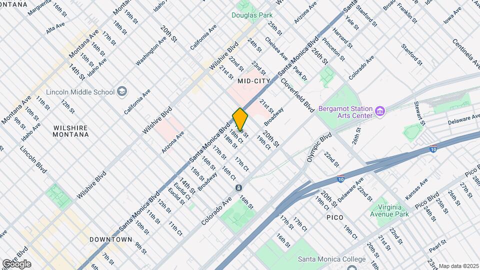 1438 19th St, Unit A Map and Location Details
