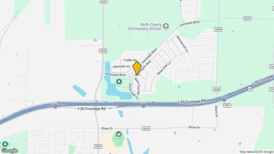 1216 Bent Tree Rd Map and Location Details