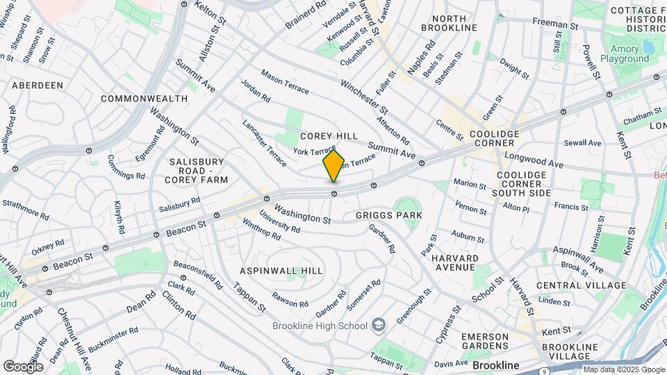 1540 Beacon St, Unit 2A Mapa y Detalles de la Ubicación