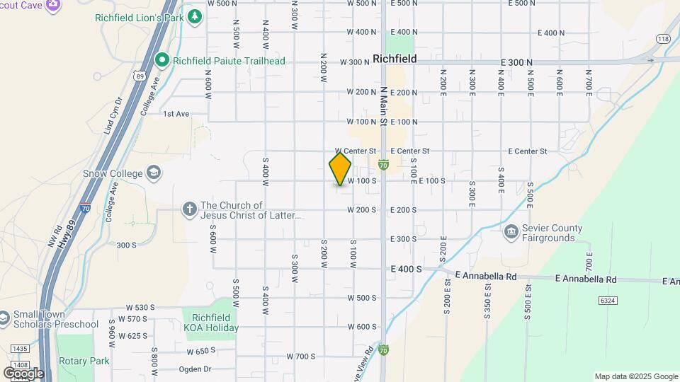 148 W 140 S Map and Location Details