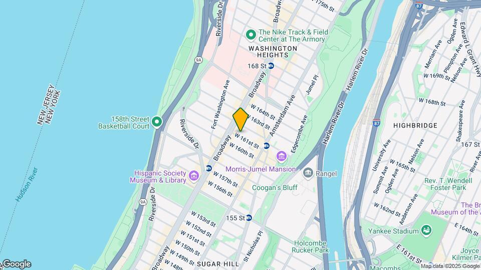 569 W 161st St Mapa y Detalles de la Ubicación