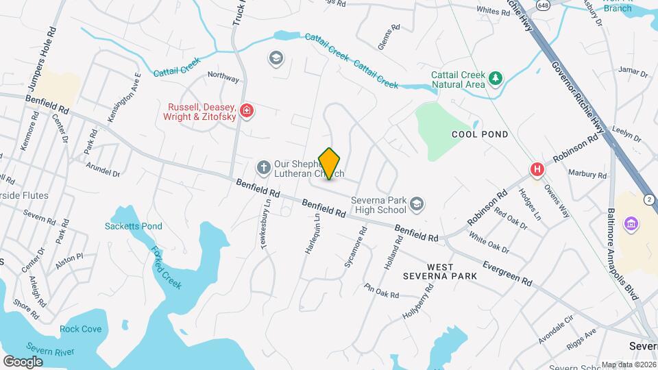 808 Cottonwood Dr Map and Location Details